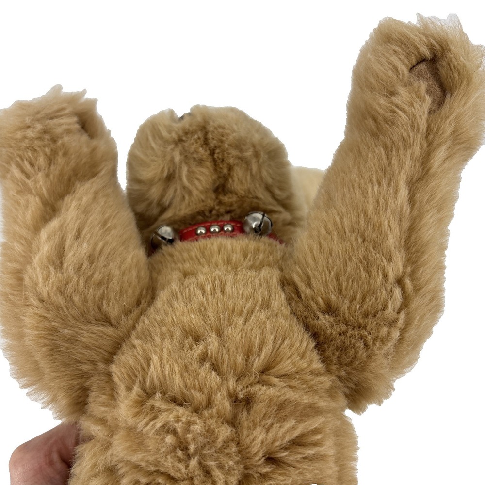Vintage Gund Muttsy Plush Dog Puppy 19" Tan Suede Paws Stuffed Animal Collar - Picture 5 of 12